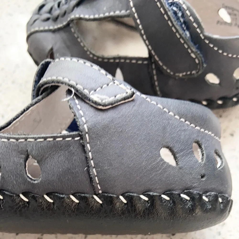 Pediped Baby Navy Sandals